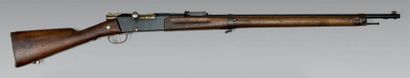null Fusil d'infanterie Lebel modèle 1886 M93, calibre 8 mm.
Canon rond patiné, avec...
