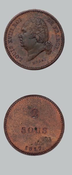 null Essais 1817: 2 sous (10 centimes), un sou (5 centimes) et un demi sou (2,5 centimes).
G....