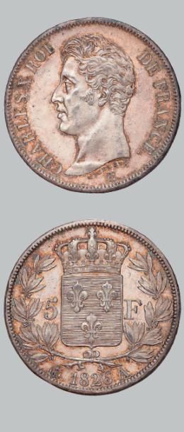 null CHARLES X (1824-1830) 5 francs. 1826. Paris.
G. 643. Superbe.