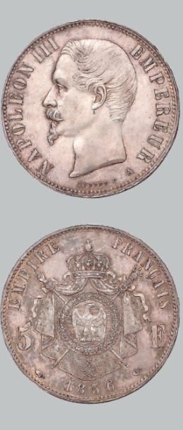 null SECOND EMPIRE (1852-1870)
Napoléon III, tête nue 5 francs. 1856. Paris.
G. 734....
