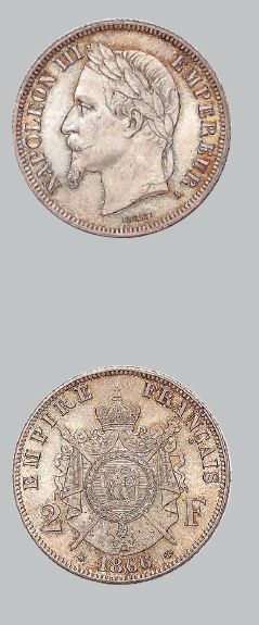null 2 francs. 1866. Paris.
G. 527. Splendide.
