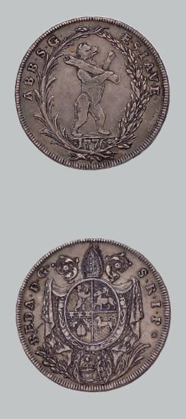 null SUISSE, canton de Saint Gall
Thaler en argent. 1776v.
kM. 27. TTB.
