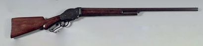 null Fusil de chasse Winchester modèle 1887, calibre 12.
Culasse gravée «W. RAO»....