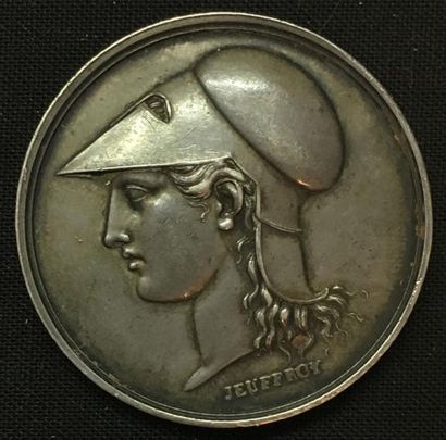 null * Corps législatif, médaille d'identité de l'an
XII par Jeuffroy, en argent,...