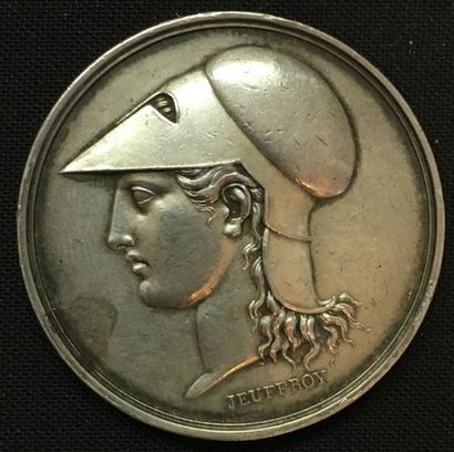 null * Corps législatif, médaille d'identité de 1807 par Jeuffroy, en argent, avers...