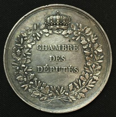 null * Chambre des Députés, session de 1815 dite la «Chambre introuvable», médaille...