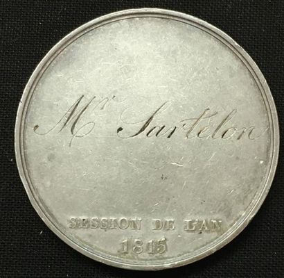 null * Chambre des Députés, session de 1815 dite la «Chambre introuvable», médaille...