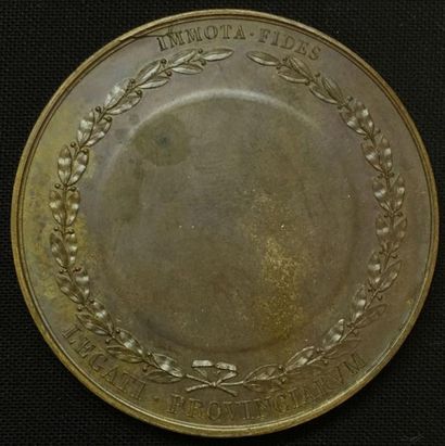 null * Sacre de Charles X, 1825, médaille des représentants des provinces par Gayrard,...