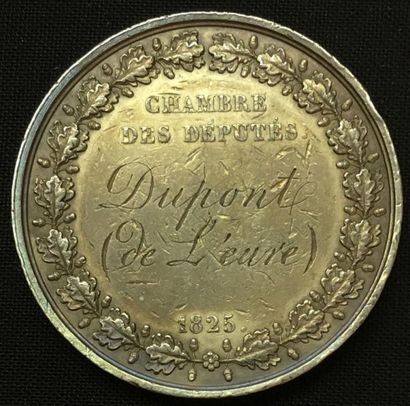 null * Chambre des Députés, session de 1825, médaille d'identité par de Puymaurin...