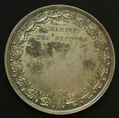 null * Chambre des Députés, session de 1830, médaille d'identité par de Puymaurin...