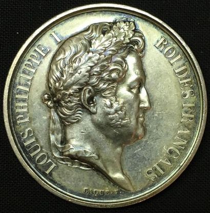 null * Chambre des Députés, seconde session de 1839, médaille d'identité par Caqué,...