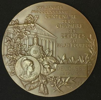 null Chambre des Députés, 21 janvier 1898, centenaire de son installation au Palais...