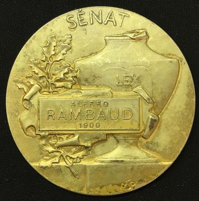 null * Sénat, médaille d'identité, type de 1900 par Maximilien Bourgeois, sur l'avers...