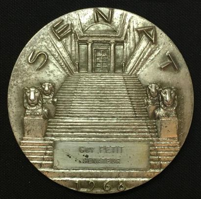 null * Sénat, médailles d'identité, type de 1968 par Marcel Renard et André Galtié,...