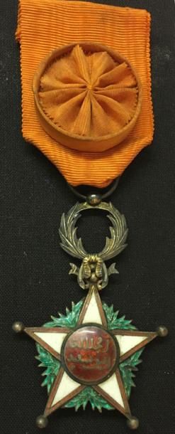 MAROC Ordre du Ouissam Alaouite Cherifien, étoile d'officier du deuxième type en...