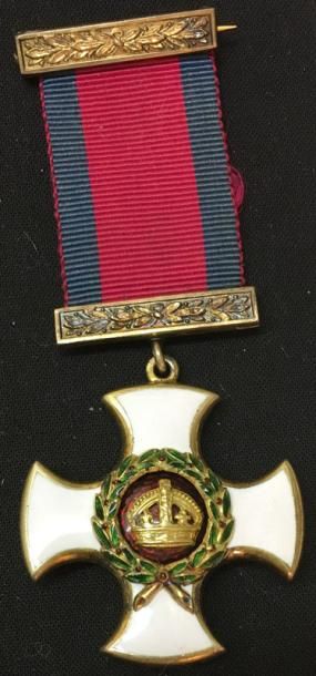 ROYAUME-UNI * Ordre des Services Distingués, DSO, fondé en 1886, croix au chiffre...