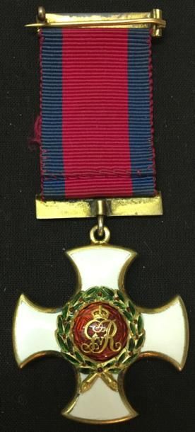 ROYAUME-UNI * Ordre des Services Distingués, DSO, fondé en 1886, croix au chiffre...