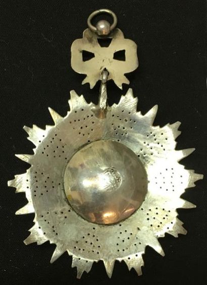 TUNISIE * Ordre du Nichan al Iftikhar, fondé vers 1835, bijou de grand-croix au chiffre...