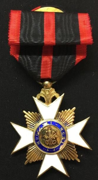 VATICAN * Ordre de Saint-Sylvestre, fondé en 1841, modifié en 1905, croix de chevalier...