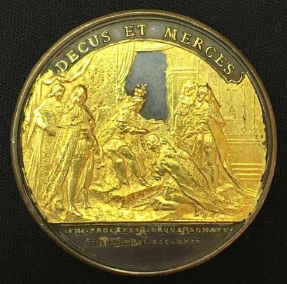 null * Ordre du Saint-Esprit, médaille commémorative de la promotion du 3 juin 1724,...