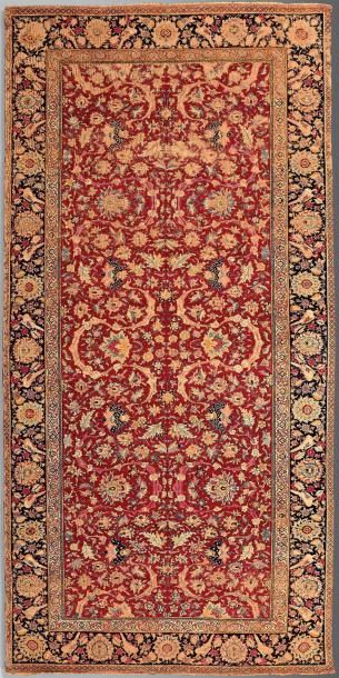 Rare tapis moghol ou persan à décor «Shah...