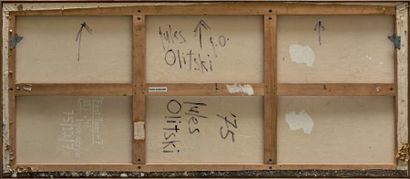 JULES OLITSKI (1922-2007) First-Time, 1975
Huile sur toile, signée deux fois et datée...