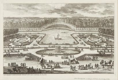 MARIETTE Vues du château et du parc de Chantilly
Quatorze gravures en noir.
22,5...