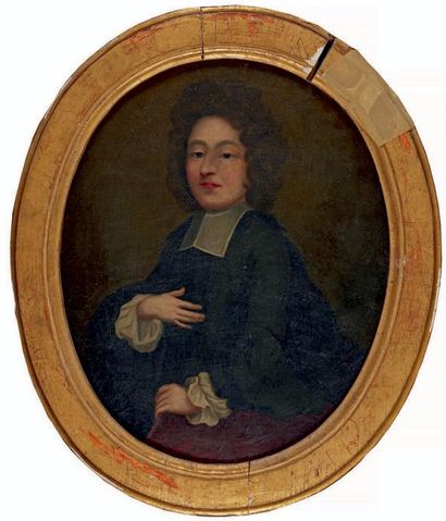 ÉCOLE FRANÇAISE de la fin du XVIIe siècle Portrait de Maria Walburg von Hunolstein,...