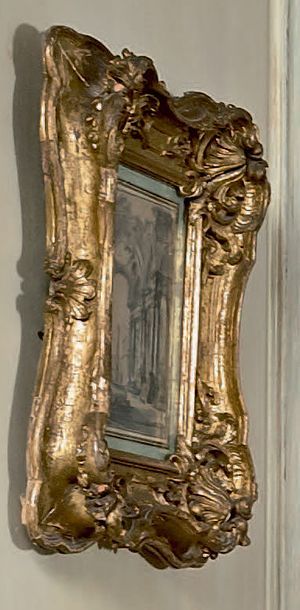 Attribué à Jean-Baptiste LALLEMAND (1716-803) Caprice architectural
Plume, encre...
