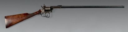 null Carabine revolver système Lefaucheux, six coups, calibre 12 mm, par Auguste...