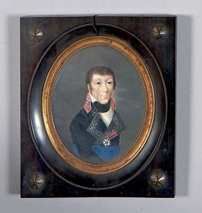 Attribué à Joseph BORDES (1773-c. 1838) Le général de gendarmerie Louis Wirion en...