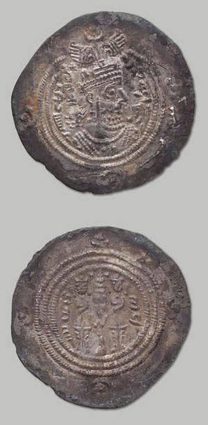 null - 51 monnaies, principalement des drachmes parthes (vologases V), sassanides...