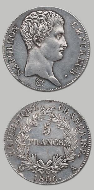 5 Francs. Tête nue. 1806. Paris. G. 581....