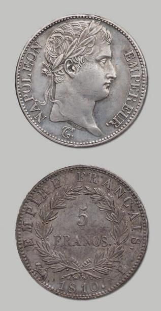 null 5 Francs. 1810. Rouen. G. 584. Superbe.