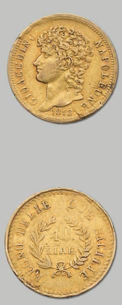 40 lire or. 1813. Naples. D.M.P. 1002. T...