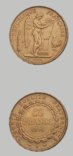 null 50 Francs or. Type Génie. 1896. Paris. (800 ex.). G. 1113. Très bel exempla...