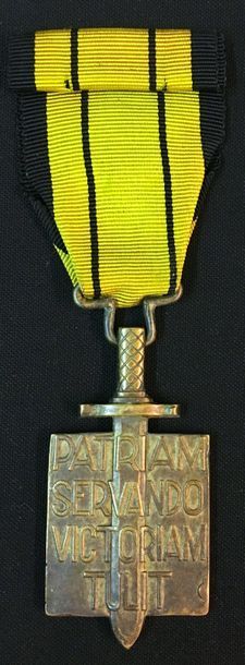 null Ordre de la Libération - Croix de Compagon du modèle dit «syrien» en bronze...