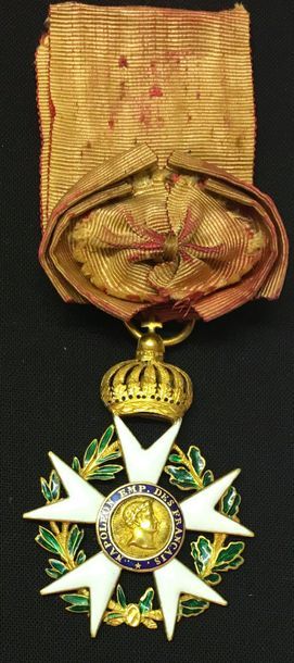 null Légion d'honneur - Premier Empire, aigle d'or du deuxième type à couronne fixe...