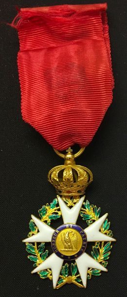 null Légion d'honneur - Premier Empire, aigle d'or du troisième type en or et émail,...