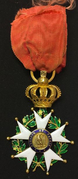 null Légion d'honneur - Premier Empire, aigle d'or du quatrième type en or et émail,...