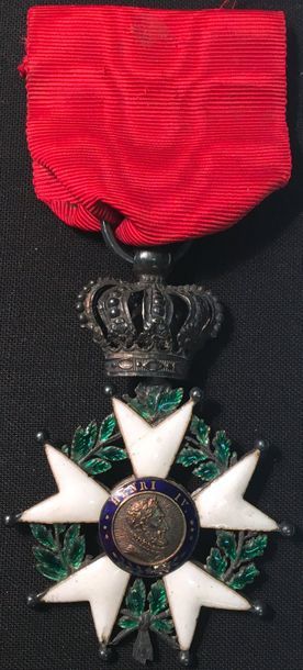 null Légion d'honneur - Monarchie de Juillet, étoile de chevalier en argent et émail,...