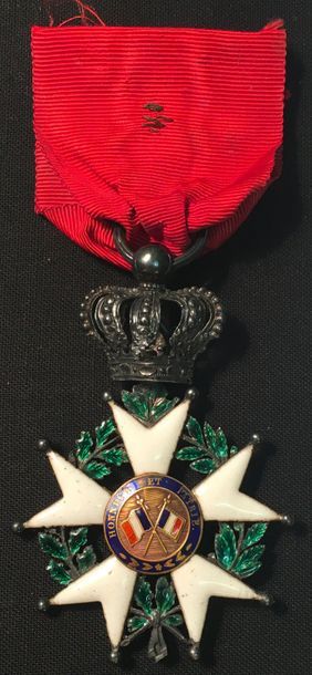 null Légion d'honneur - Monarchie de Juillet, étoile de chevalier en argent et émail,...