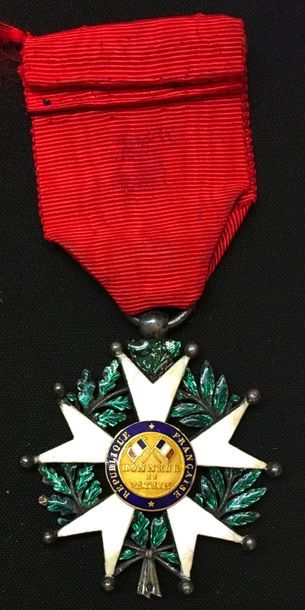 null Légion d'honneur - IIe République, étoile de chevalier en argent et émail, les...