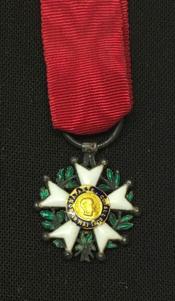 null Légion d'honneur - IIe République, étoile de chevalier miniature en argent et...