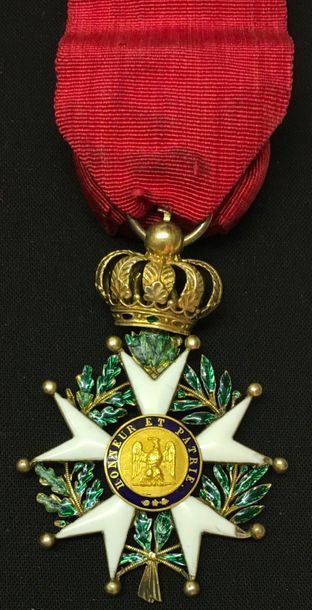 null Légion d'honneur - Présidence, étoile d'officier en vermeil et émail, les centres...