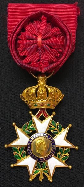 null Légion d'honneur - Second Empire, étoile d'officier du modèle dit «des Cent-Gardes»...