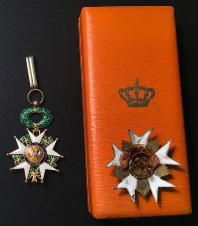 null Légion d'honneur - IIIe République, étoile d'officier en or et émail (petits...