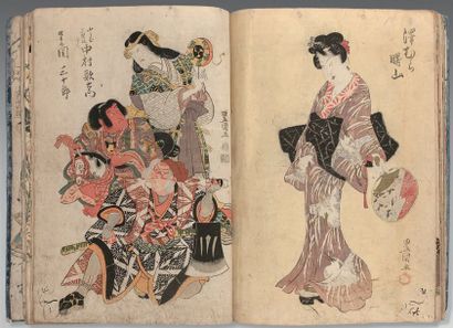 UTAGAWA TOYOKUNI I (1769-1825) - UTAGAWA TOYOKUNI II (1777-1835) - KIKUGAWA EIZAN...