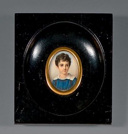 École FRANÇAISE de la fin du XIXe siècle Portraits d'enfants
Trois miniatures sur...