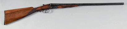 null Rare fusil de chasse électrique Vedett deux coups calibre 16-70.
Canons juxtaposés...
